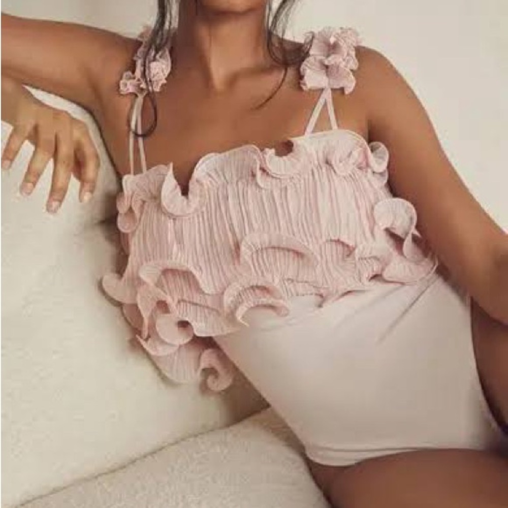 Free People For The Frill Of It Bodysuit